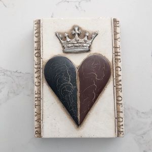 Sid Dickens Rare Retired “HEART & CROWN” Play The Game of Love Memory Tile T-66